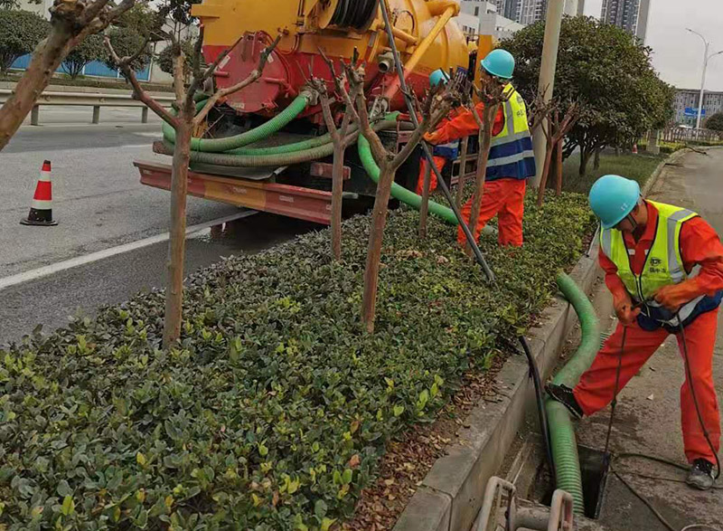 克井镇市政管道清淤